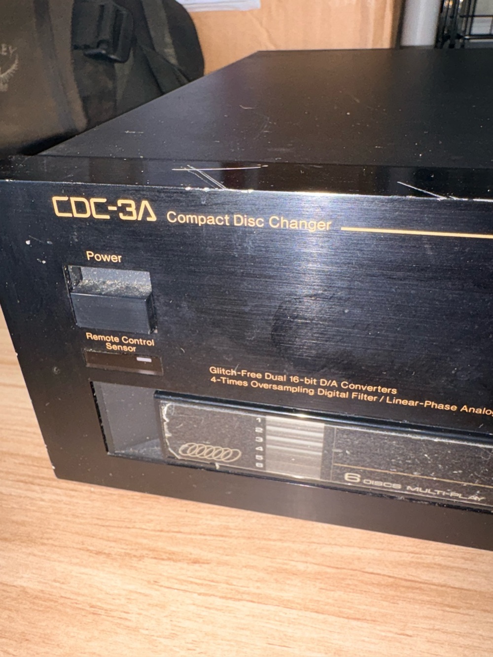 Nakamichi Vintage CDC-3A Compact Disc Player Changer. Turns On For Parts - Picture 6 of 13